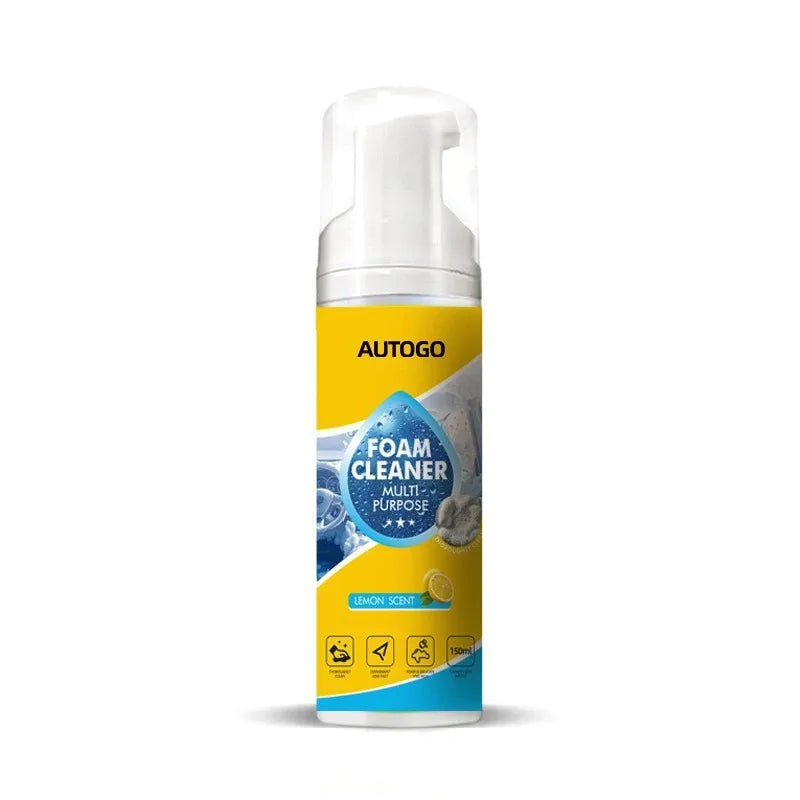 Limpiador de Espuma Multienzimático 4 en 1 para Interiores de Auto, Cuero, Plástico, Tela, Agente de Limpieza sin Espuma para Cocina, Baño y Sofá