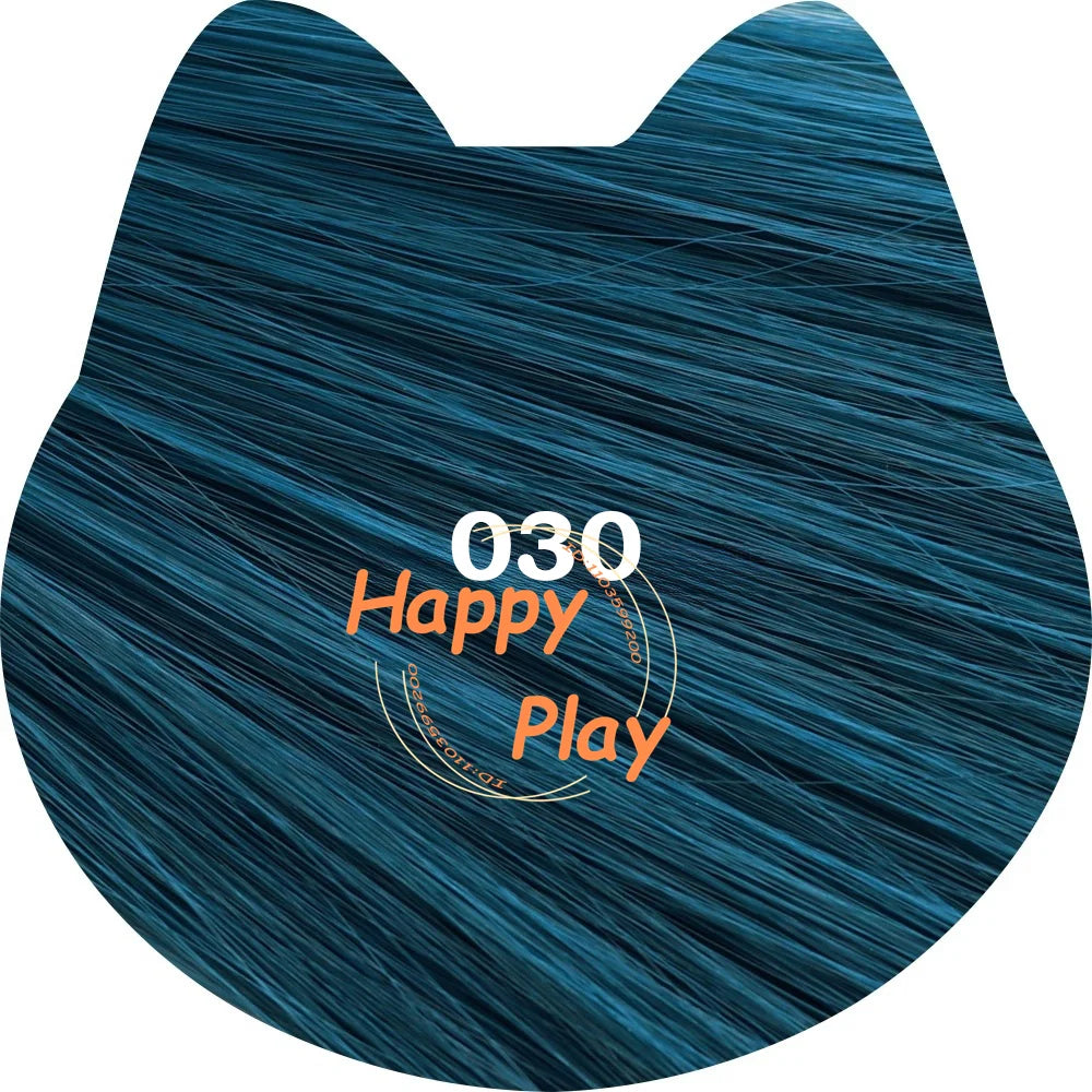 Peluca sintética de Cosplay de Anime de 400g + 60cm con flequillo para mujer, peluca recta Universal de volumen grueso de la serie verde, pelo resistente al calor
