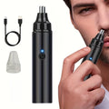 Recortadora Eléctrica Portátil de Vello de Nariz y Orejas para Hombres y Mujeres, Recargable por USB, Depilación Facial y de Cejas sin Dolor, Lavable