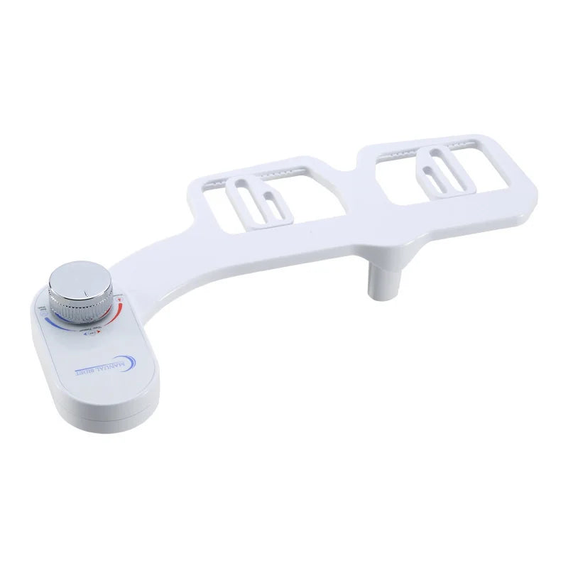 Asiento de inodoro inteligente no eléctrico con bidé ginecológico de doble pulverización de enfriamiento único bidé con boquilla totalmente oculta