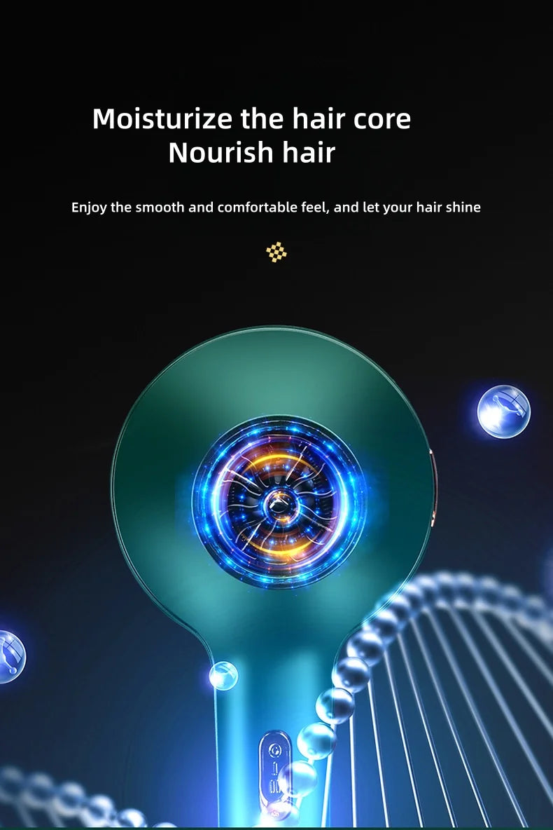 Nuevo secador de pelo de alta potencia con temperatura constante fría y caliente, secado rápido, para uso doméstico y profesional en salones de belleza.