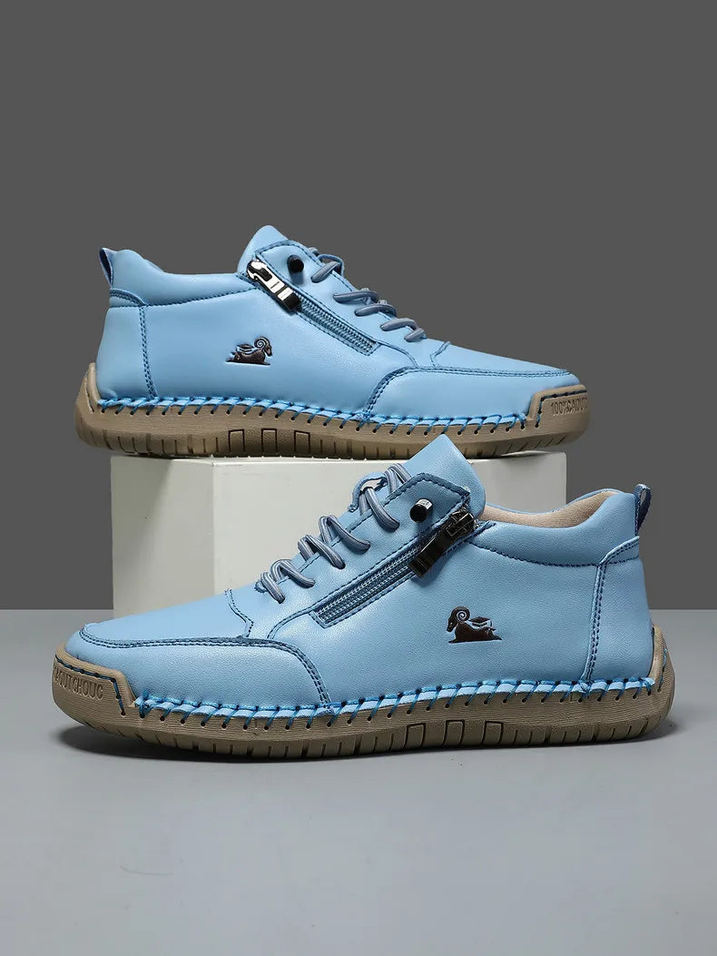 Nuevo 2025 zapatos deportivos para mujer, senderismo al aire libre, fondo plano, transpirables, cómodos, informales, zapatos de conducción, zapatillas de deporte transpirables a la moda
