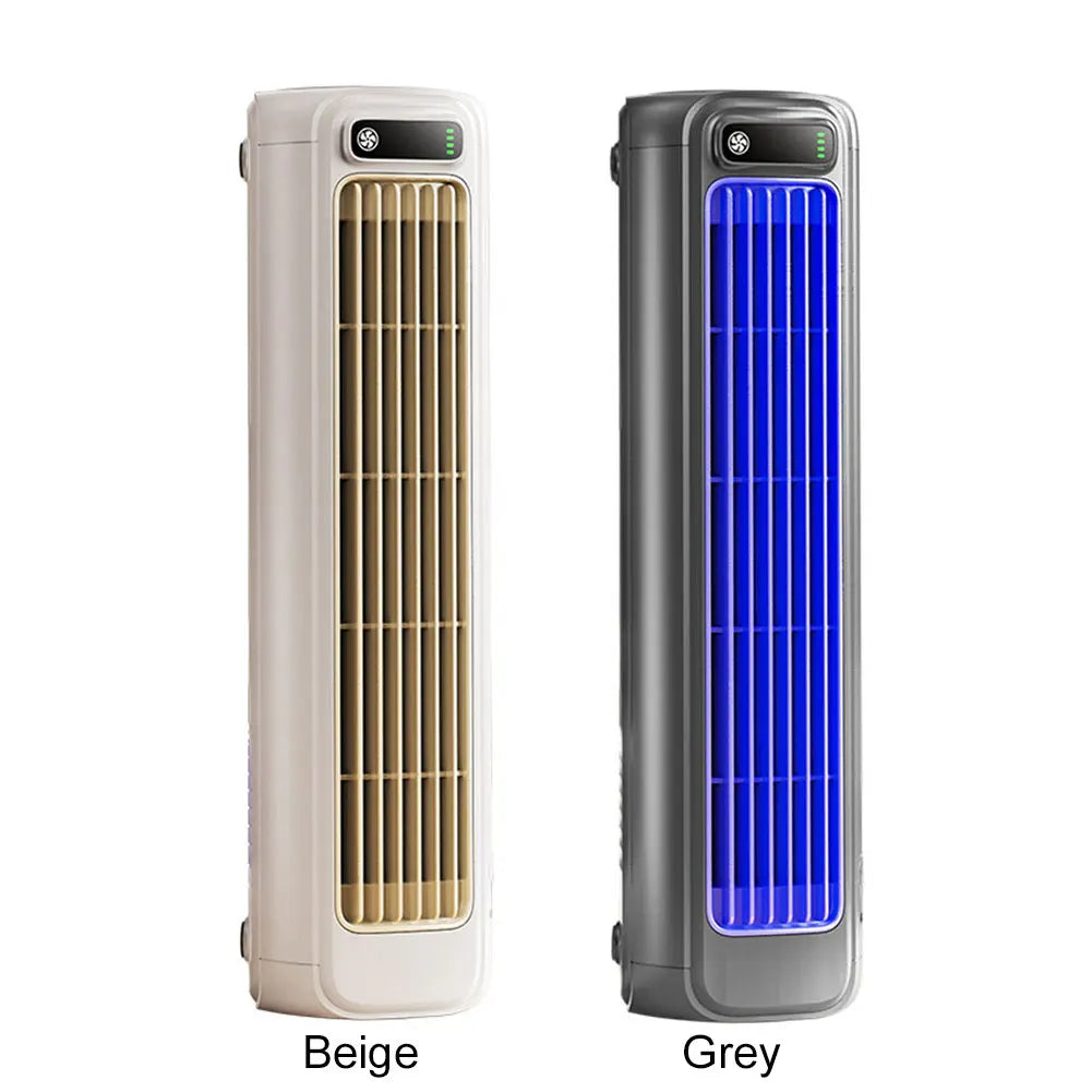 Ventilador de Torre portátil de 3 velocidades para escritorio, ventilador de pie silencioso, recargable, montaje en pared, para dormitorio, sala de estar y oficina