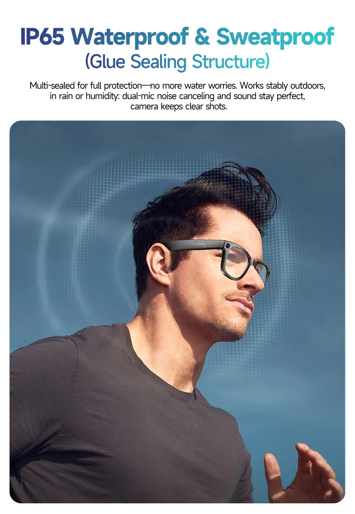 Gafas Inteligentes 2026 Nueva Versión con Cámara, Grabación de Video, Reconocimiento de Fotos por IA, Llamadas Bluetooth, Traducción de Voz, Gafas de Sol para Hombre
