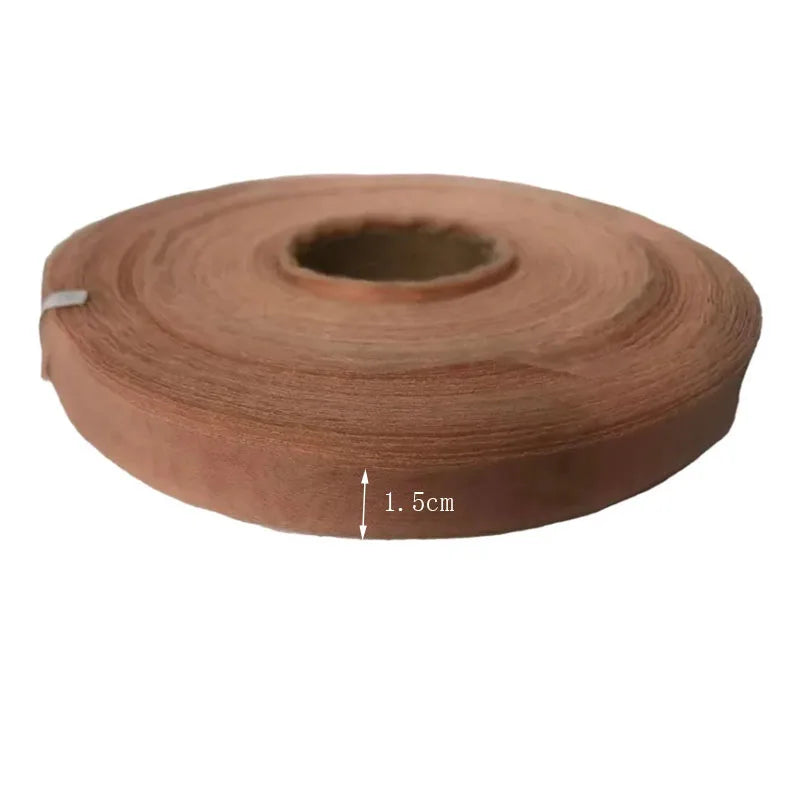 Cinta de gasa de poliuretano de 200 yardas con rayas para la fabricación de extensiones de cabello invisibles.