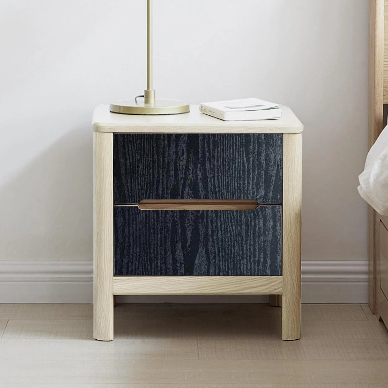 Rollo de papel tapiz adhesivo con 5 metros, pegatina impermeable de grano de madera, armario, puerta de escritorio, pegatinas de renovación de muebles