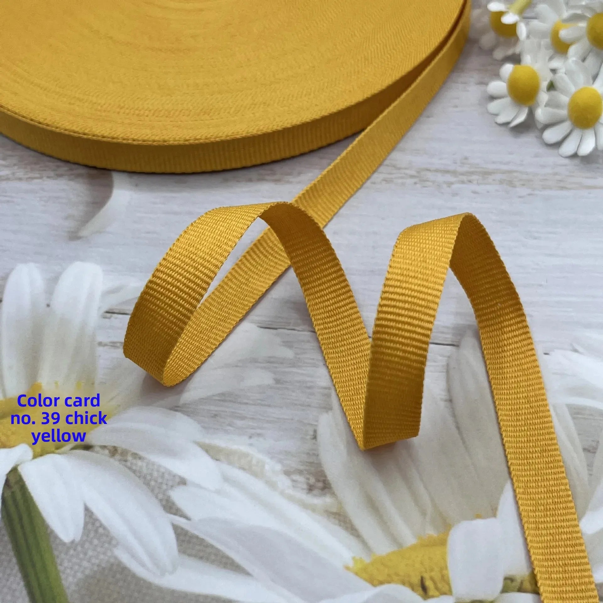 Cinta de encuadernación de borde de tejido liso de poliéster colorido, cinturón de tela de nailon, cinturón de lona con borde en rollo, corbatas para artículos para el hogar