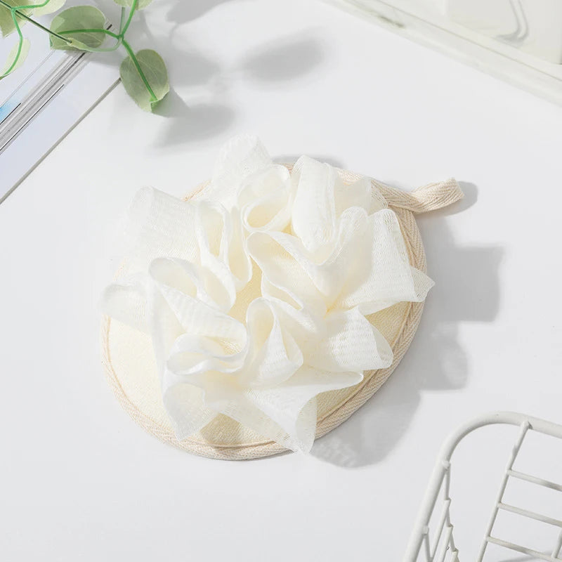 Depurador de baño para el cuerpo, Bola de lufa, ducha, Bola de baño de masaje, toalla de flores para el cuerpo, el mejor exfoliante corporal para ducha, herramienta de baño