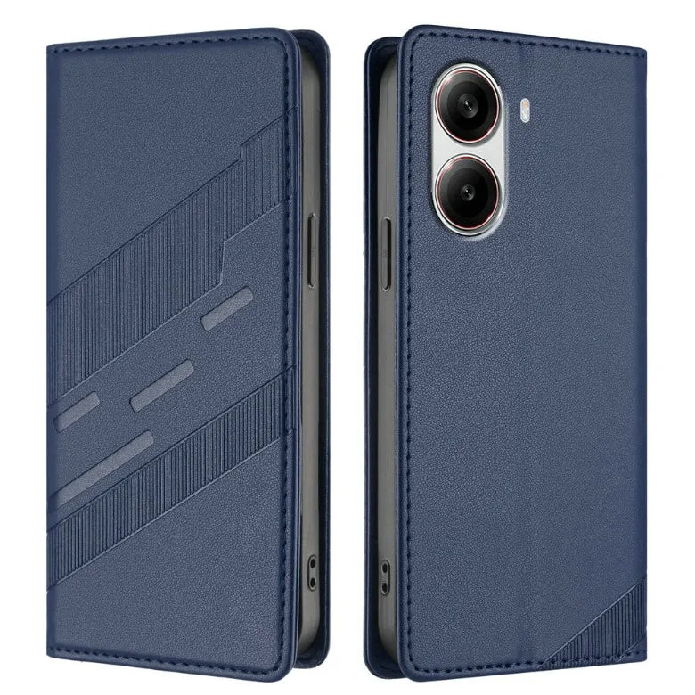 Funda de Lujo 360° para Xiaomi Poco X8 Pro Max 5G, Funda Protectora de Cuero Tipo Libro, Compatible con Poco X7 Pro, M7, M8 Pro, F7, M7, F8 Ultra, con Cierre Magnético