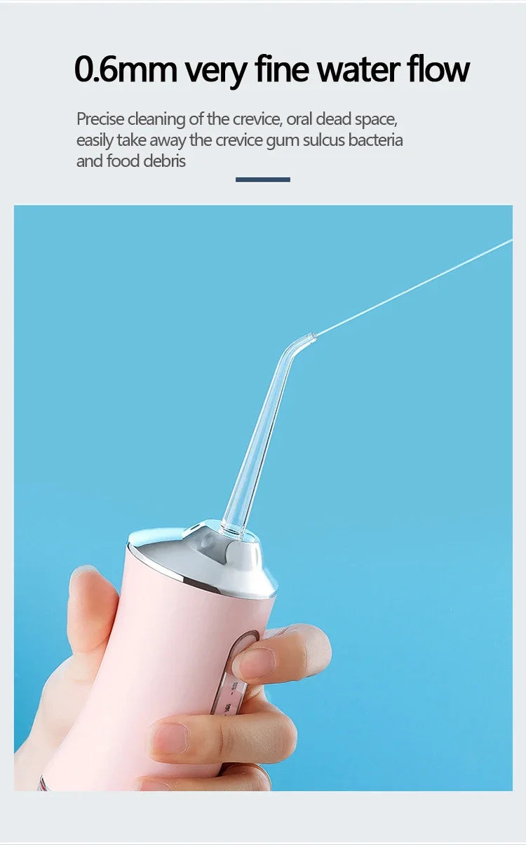 Irrigador Oral, aparato de hilo Dental con chorro de agua, hilo dental para odontología, lavadora bucal, herramientas de limpieza para blanqueamiento Dental