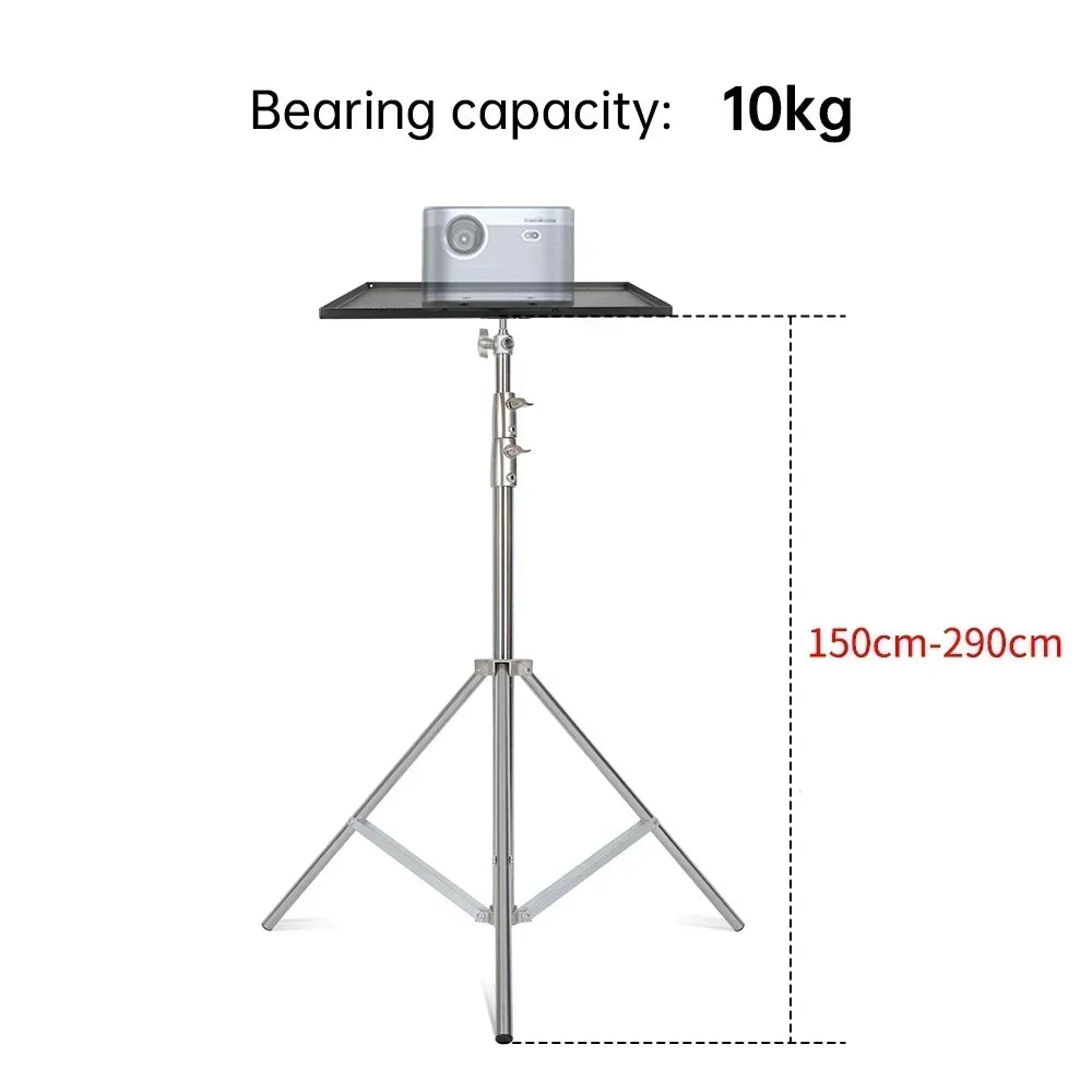 Trípode extensible SH de 190cm con tornillo y ruedas de 1/4, control remoto por Bluetooth para cámara DSLR, trípode de micrófono con luz de relleno para teléfono inteligente