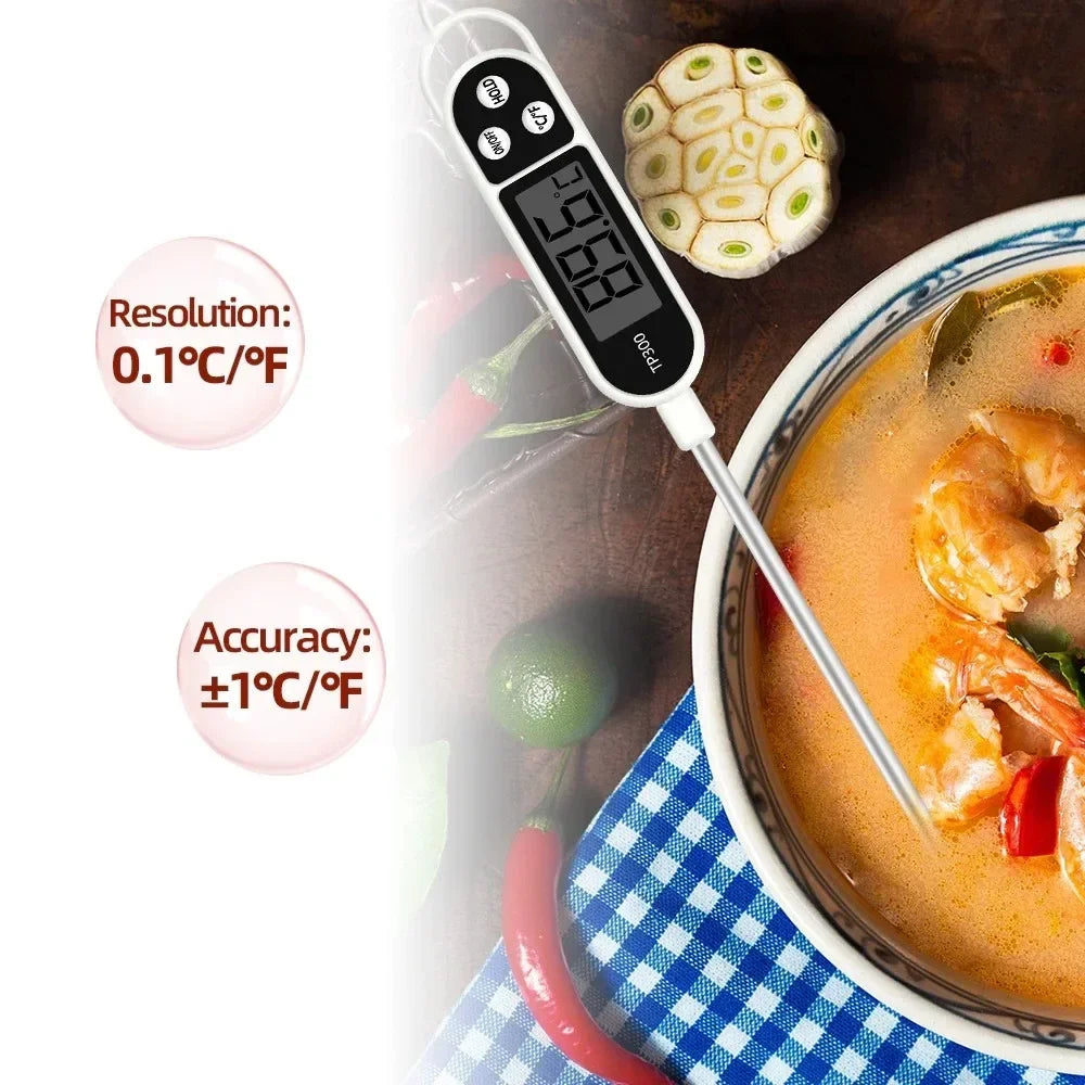 Termómetro de alimentos TP300, termómetro Digital de agua y aceite para cocina, sonda para cocinar carne, horno electrónico para barbacoa, herramientas de cocina
