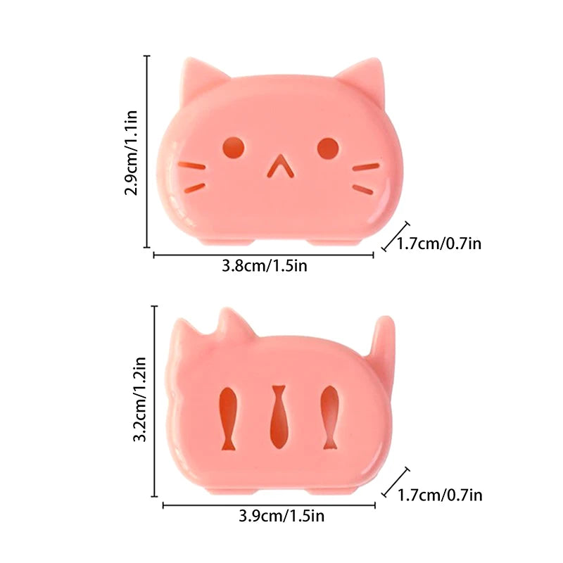 ❀ ❀ Funda Protectora para Cepillo de Dientes con Diseño de Gato de Dibujos Animados - Estuche de Viaje Transpirable y a Prueba de Polvo para Protección del Cepillo de Dientes