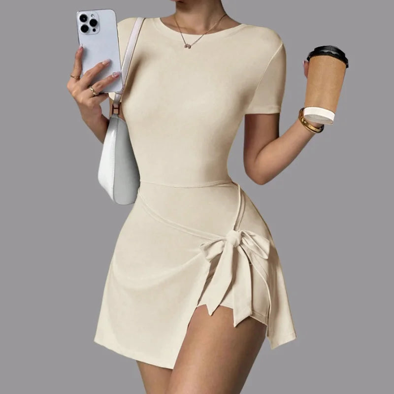 Cloud Hide-faldas de tenis SEXY, vestido deportivo, Golf, gimnasio, Yoga, mujer, chica, entrenamiento para correr, falda larga, Fitness, vestido de una pieza