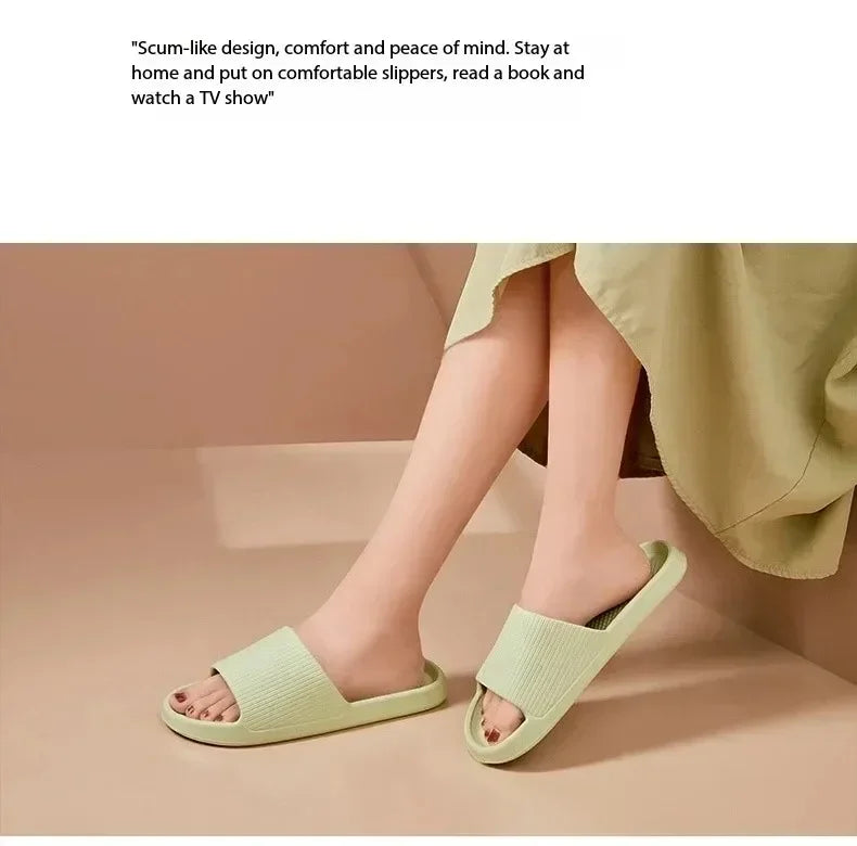 Zapatillas de Ducha Antideslizantes con Suela de EVA Suave para Hombres y Mujeres, Parejas, Impermeables, para el Hogar, Ocio, Baño, Pantuflas, Moda