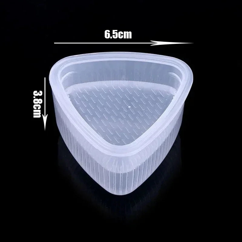 Moldes triangulares para bolas de arroz, prensa para hacer Sushi, molde triangular japonés Onigiri, bola de arroz, dispositivo Bento, accesorios de cocina, 4/1 Uds.