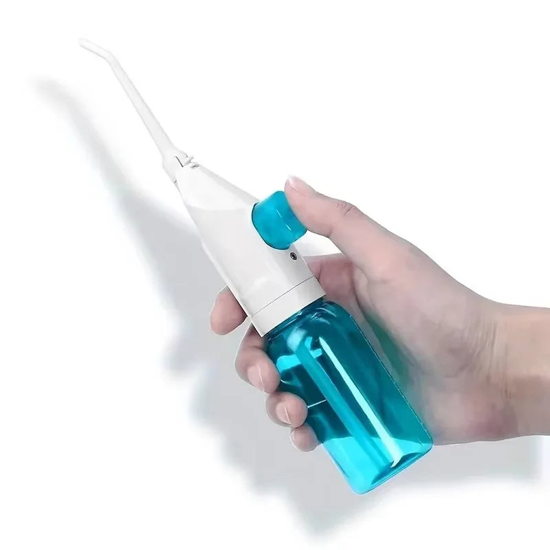 Irrigador Oral de alta presión para el hogar, irrigador portátil de agua limpia, hilo Dental Manual, palillo de dientes de agua de alta presión 2025, 2024