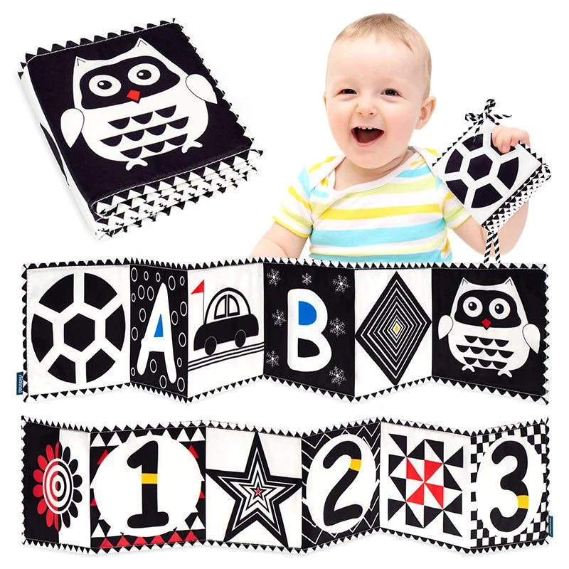Libros suaves para bebés, juguetes 3D con tacto y sensación de tela arrugada, libros para bebés, niños, tacto y sensación arrugada, regalos para niños pequeños