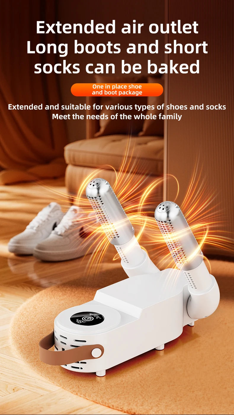 HOMEFISH Secador de zapatos eléctrico de estilo coreano 220 V - Calentador de calzado para desodorizar y esterilizar aparatos de uso doméstico