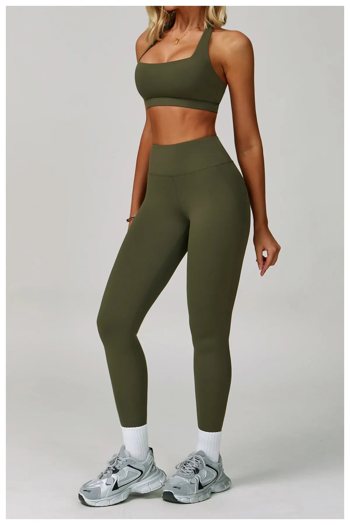 Conjuntos de 2 uds de chándal para mujer, ropa deportiva, conjuntos de Yoga, ropa deportiva, sujetador de entrenamiento, conjunto de mallas de cintura alta, ropa de gimnasio, trajes deportivos