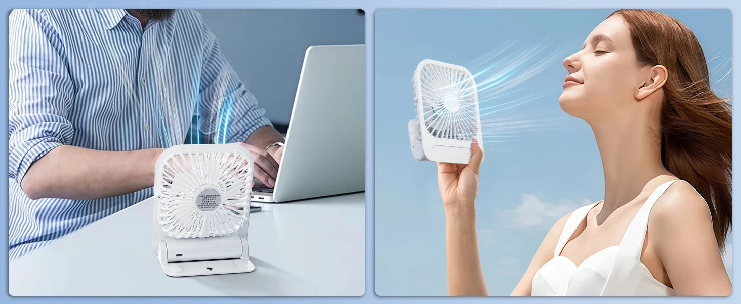 Potente ventilador de pared para inodoro Eary, recargable por Usb con ventilador de refrigeración magnético de viento de 1200mAh y 3 velocidades, ventilador de ventilación portátil para el hogar