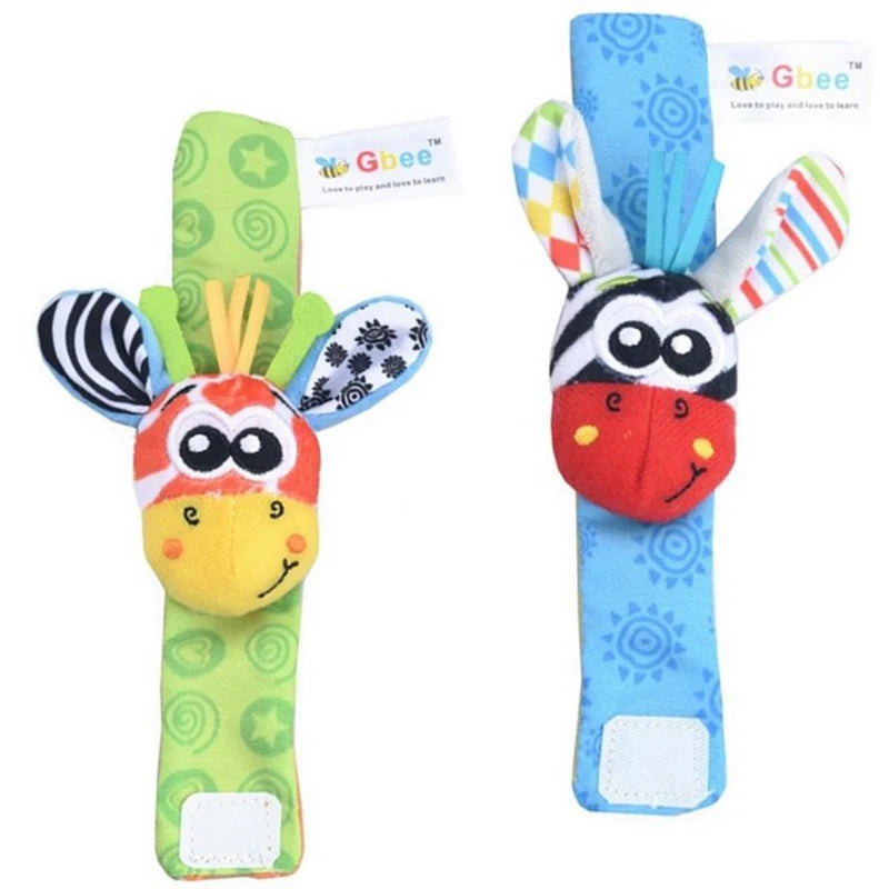 Juguetes de animales de peluche para bebés, sonajeros de muñeca, sonajeros para recién nacidos, juguetes para hacer sonidos, sonajero para bebés de 0 a 12 meses
