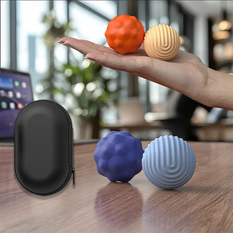 Bolas magnéticas de silicona para Fidget, bolas magnéticas de silicona extragrandes, 2 uds., 40,5mm, juguetes sensoriales para aliviar el estrés, autismo, TDAH, ansiedad