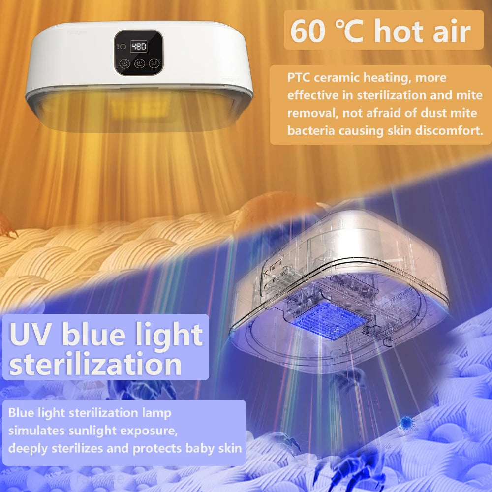 Secador de ropa portátil, secador de ropa eléctrico plegable, secador de ropa plegable, esterilización UV, secador de ropa portátil eléctrico