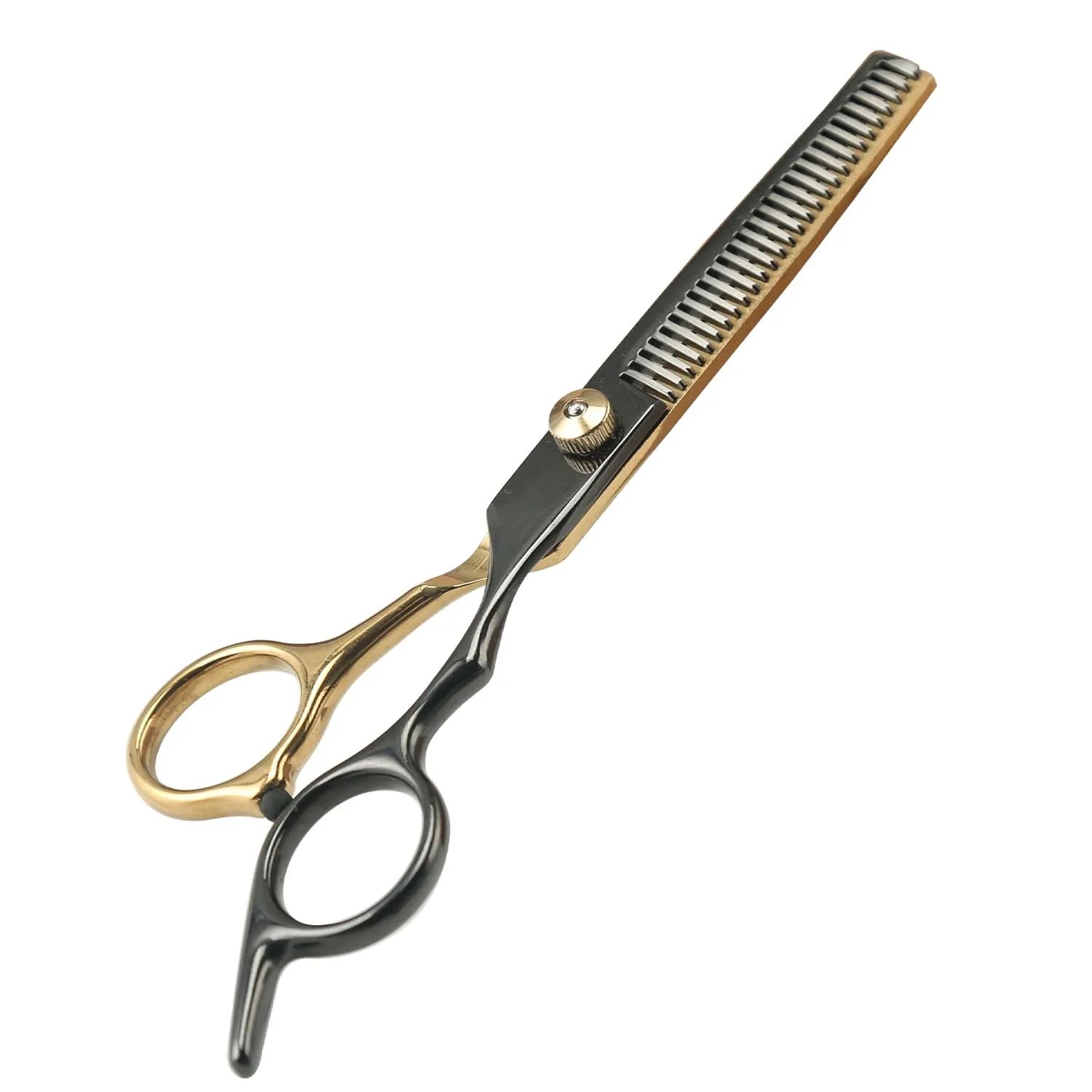 Tijeras profesionales de peluquería para mascotas de acero inoxidable, orientación de la mano derecha, tijeras multiusos para recortar el cabello con cabeza redonda,