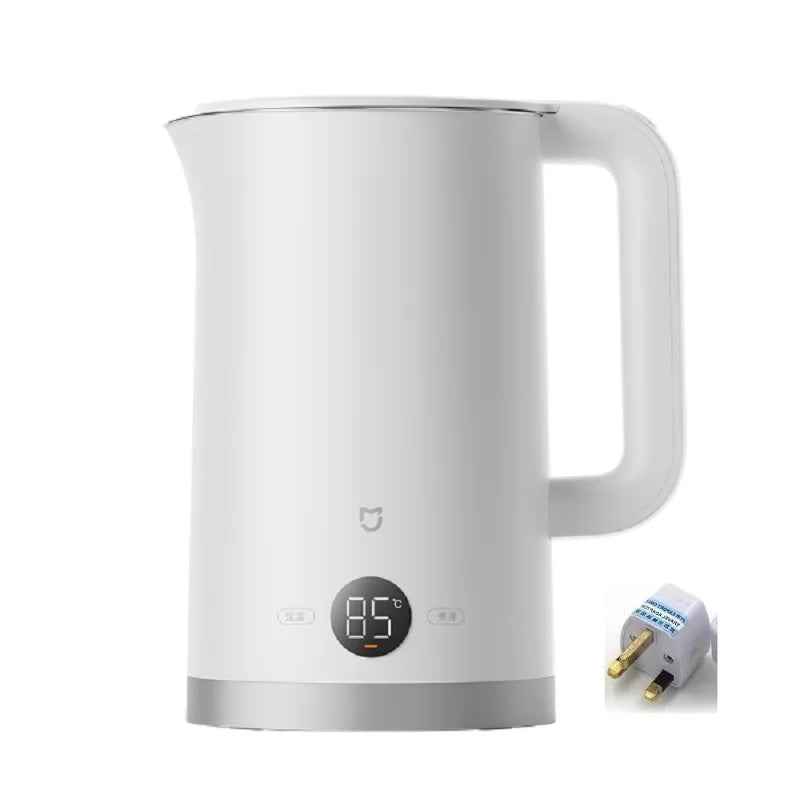 Nuevo Hervidor Eléctrico Mijia con Temperatura Constante 3, Apagado Automático, Acero Inoxidable 316L, Calentamiento Rápido de 1800w, 1.7L