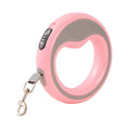 Correa Retráctil para Perro, Resistente, Extensible, con Cinta de Nailon Fuerte, Freno de Una Mano, Diseño Antienredos para Perros Pequeños