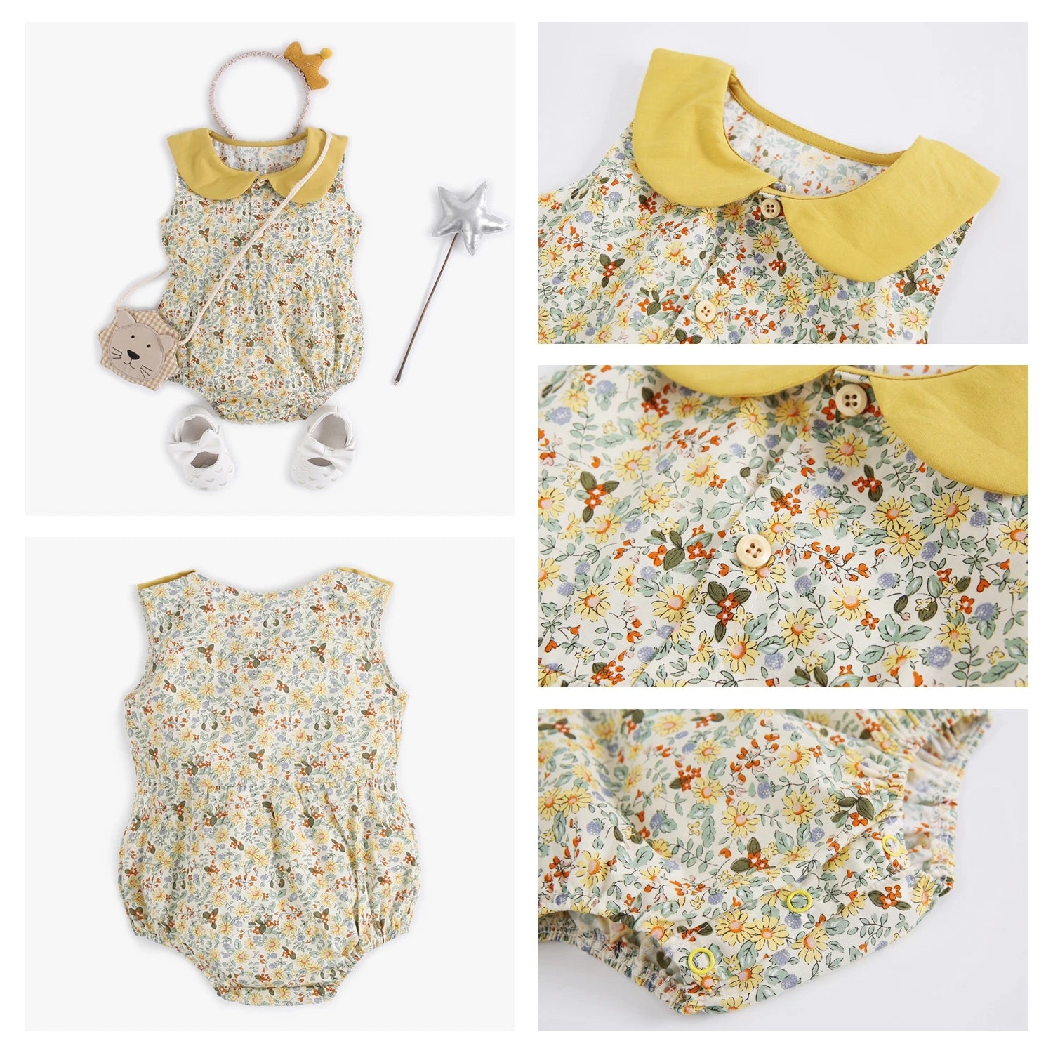 Sanlutoz-Body de algodón para bebé, ropa a cuadros bonita para recién nacido, monos infantiles de princesa sin mangas para niña pequeña