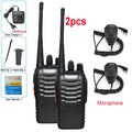2 uds Baofeng BF 888S Walkie Talkie UHF BF888S transceptor de Radio portátil de jamón bidireccional de largo alcance para receptor de Hotel de caza
