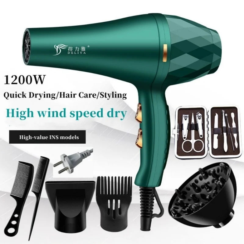 Nuevo secador de pelo de alta potencia con temperatura constante fría y caliente, secado rápido, para uso doméstico y profesional en salones de belleza.