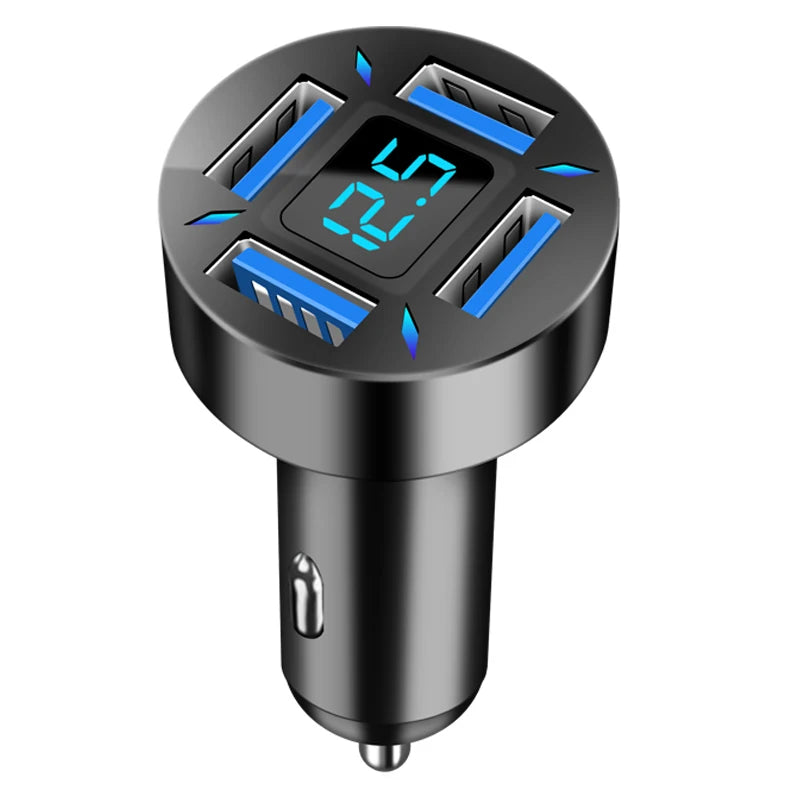 Cargador de coche USB, carga rápida, adaptador de cargador de teléfono móvil para coche 3,0 para iPhone 16 Pro 15, Samsung tipo C PD