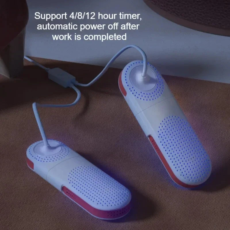 Secador de Zapatos Doméstico, Secador de Zapatos con Esterilización, Secador de Zapatos para Dormitorio, Secador de Zapatos Portátil, Desodorización, Secado Rápido 2026