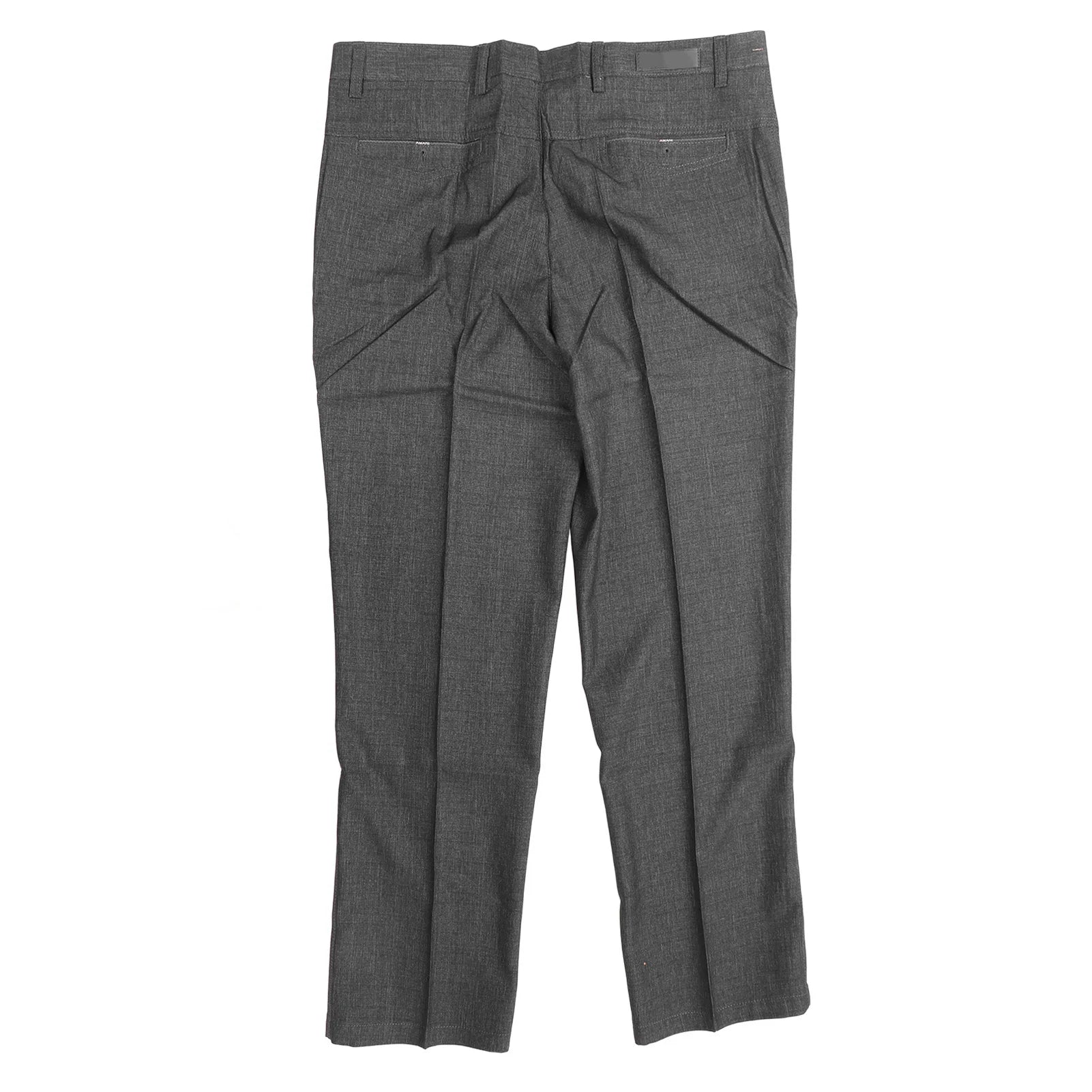 Pantalones de pierna recta para hombre, cintura elástica, holgados, pantalones de vestir largos informales con bolsillos laterales, pantalones casuales de pierna recta