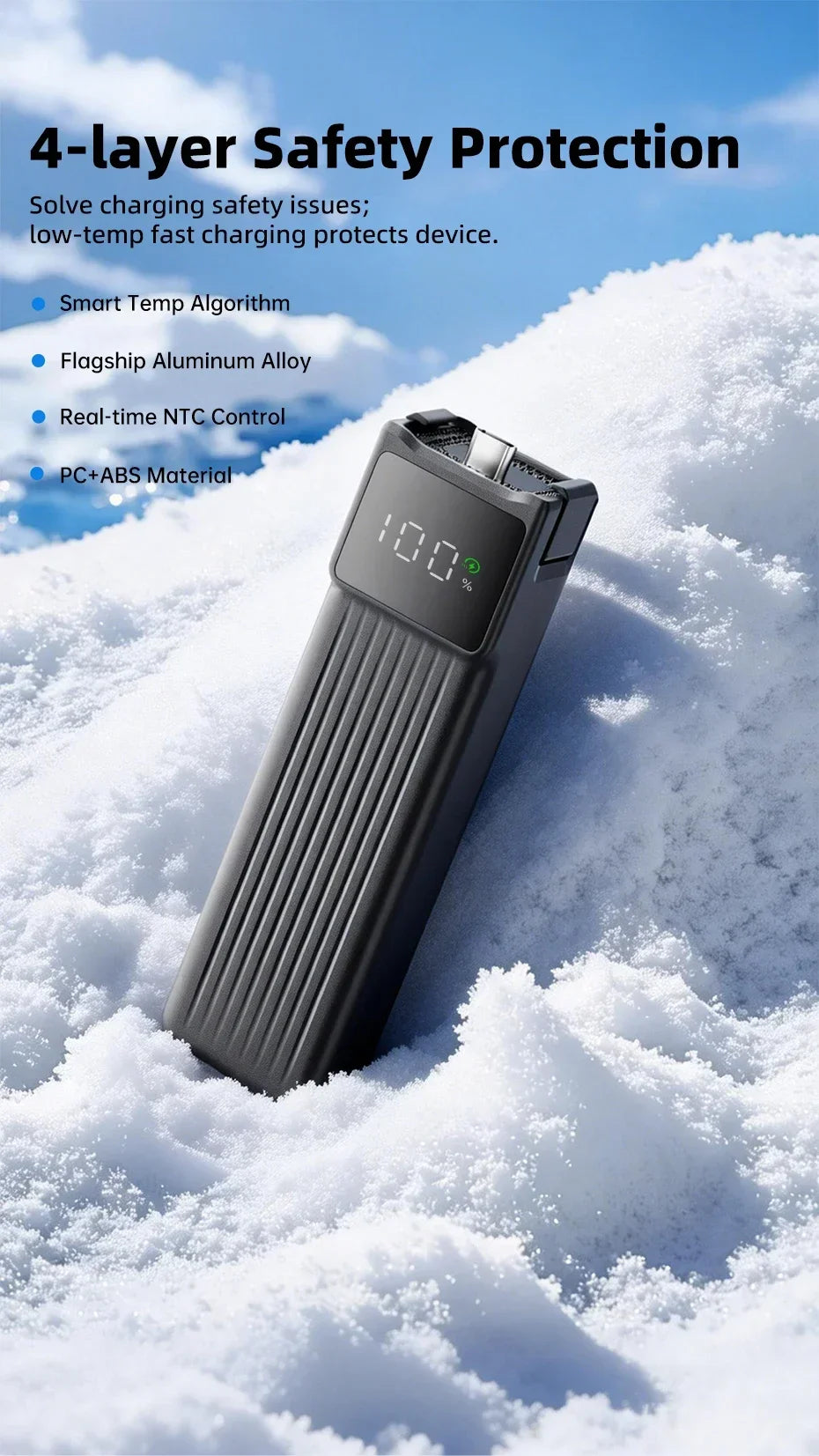 Cargador de Gimbal Portátil NOHON para DJI Osmo Pocket 4 Pro 3, Batería de 10000mAh/5000mAh, Banco de Energía Portátil de 22.5W