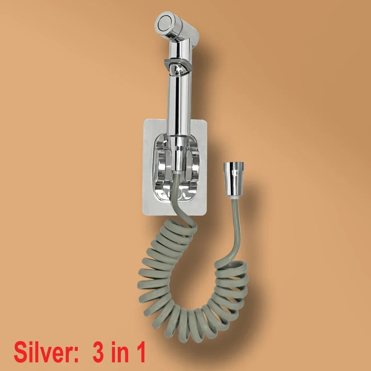 Juego de rociador de bidé para baño, rociador de bidé de mano, válvula de ángulo de salida doble, accesorios de baño