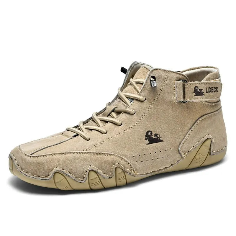 Botas informales de motocicleta para hombre, zapatos impermeables de alta calidad, calzado de lujo, invierno, 2023