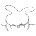 Pendientes de Metal para hombres y mujeres, Accesorios de Cara fluida de alienígena mecánico gótico, máscara Irregular Punk, joyería de fiesta de Halloween