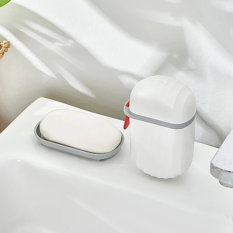 Jabonera con Tapa Hermética, Caja de Almacenamiento Impermeable para Viajes, Hogar, Baño, Jabonera para Exteriores, Organizador de Jabón
