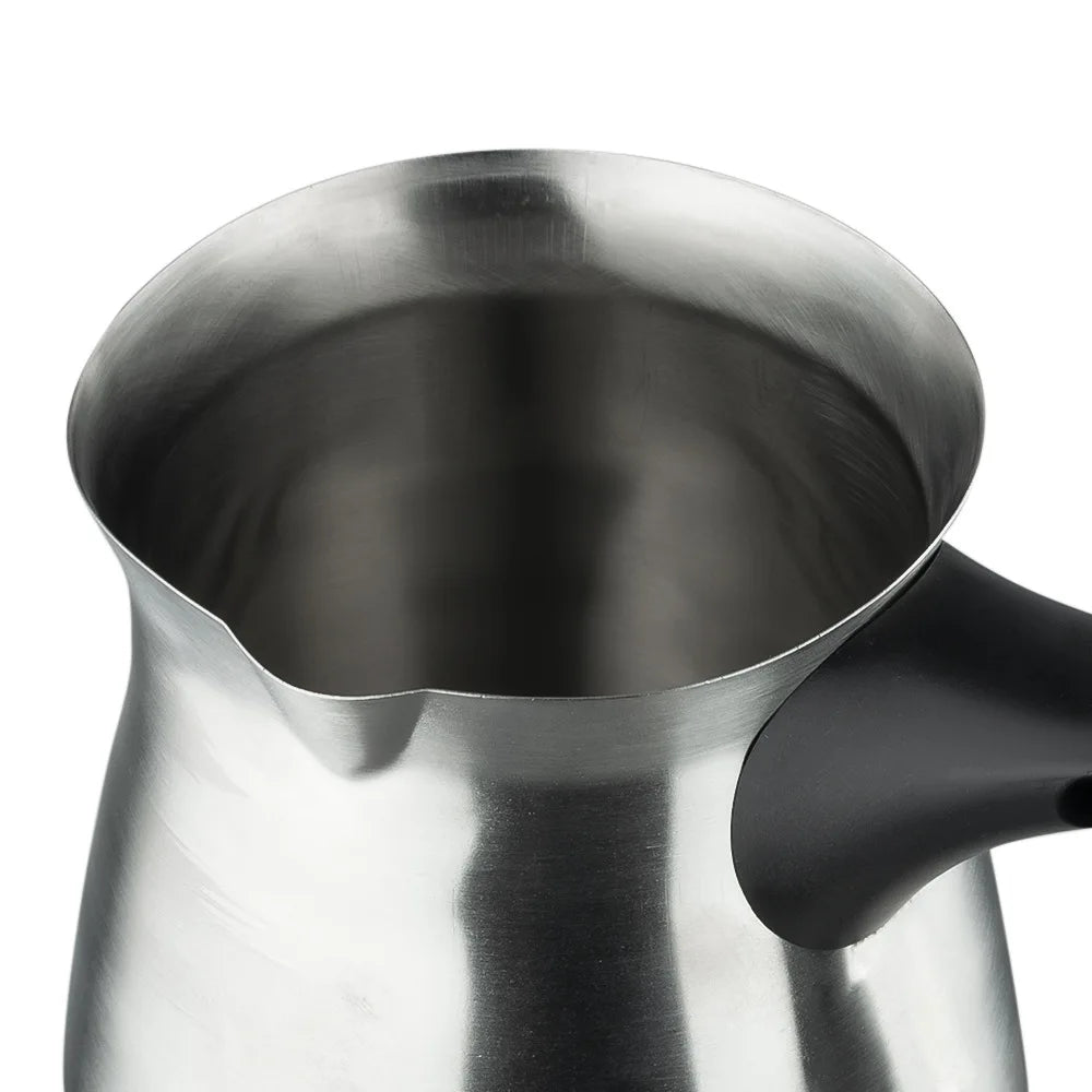 Cafetera turca de 600W, cafetera portátil italiana, árabe, griega, Moka, mango plegable, fácil para viajes en casa