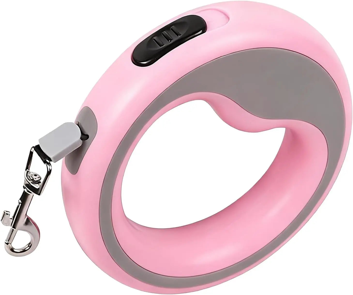 Correa Retráctil para Perro, Resistente, Extensible, con Cinta de Nailon Fuerte, Freno de Una Mano, Diseño Antienredos para Perros Pequeños