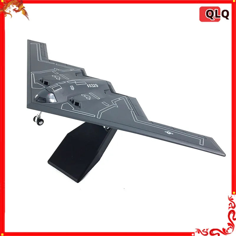 Diecast 1/200 escala B2 USAF B-2A bombardero avión réplica modelo de juguete para colección de exhibición regalos de vacaciones