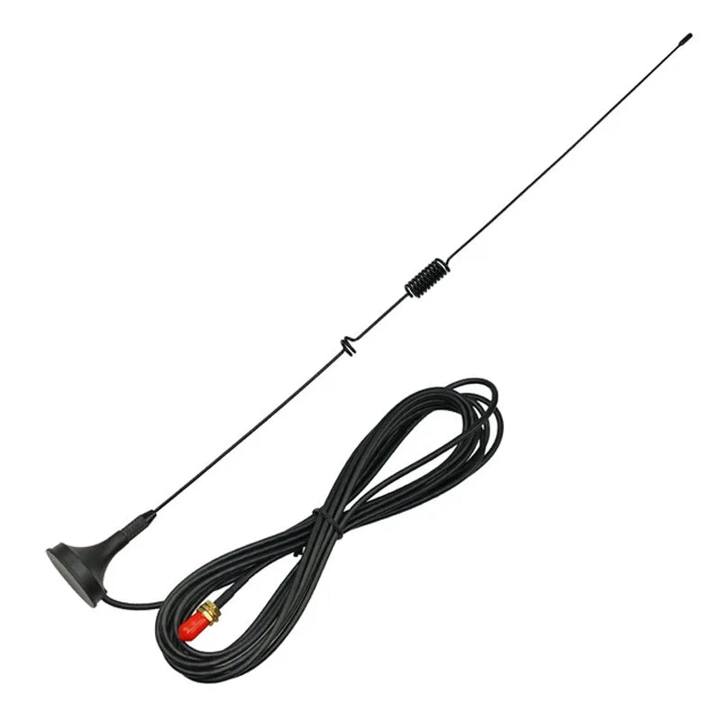 NAGOYA UT-106UV Antena de radioaficionado para automóvil Baofeng UV5R UV Antena de base magnética VHF UHF de doble banda