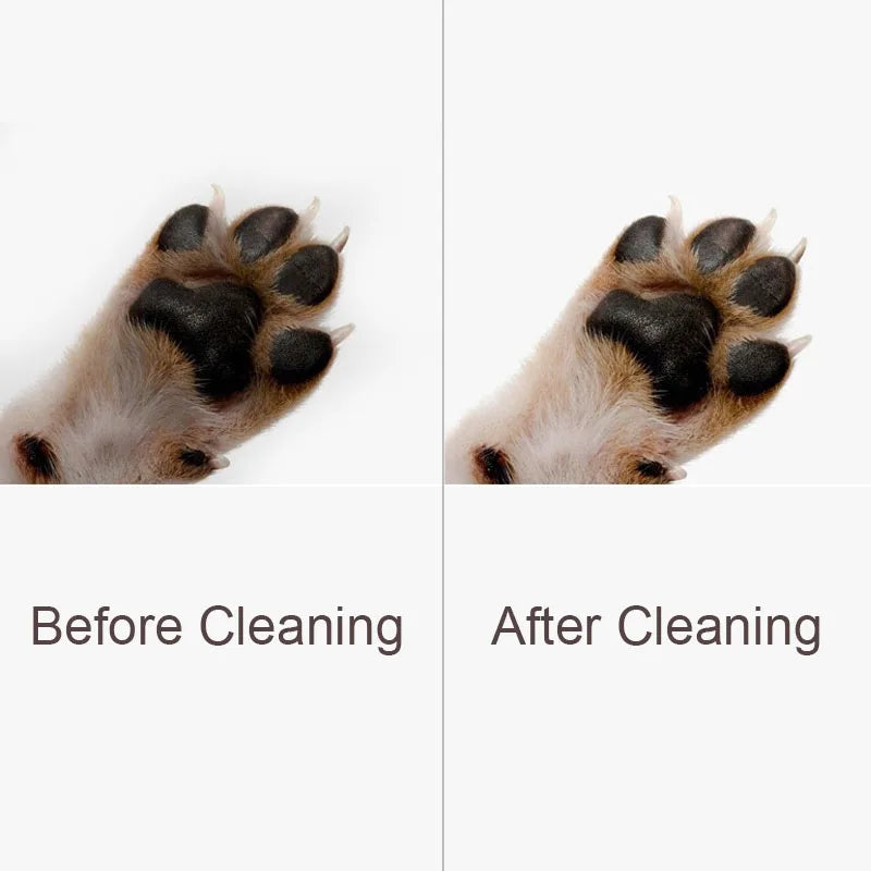 Taza para lavar los pies de mascotas, baño para perros, limpieza de belleza para mascotas, toallitas automáticas sin pies, portátil, limpieza de patas sucias para gatos, taza con cepillo de lavado