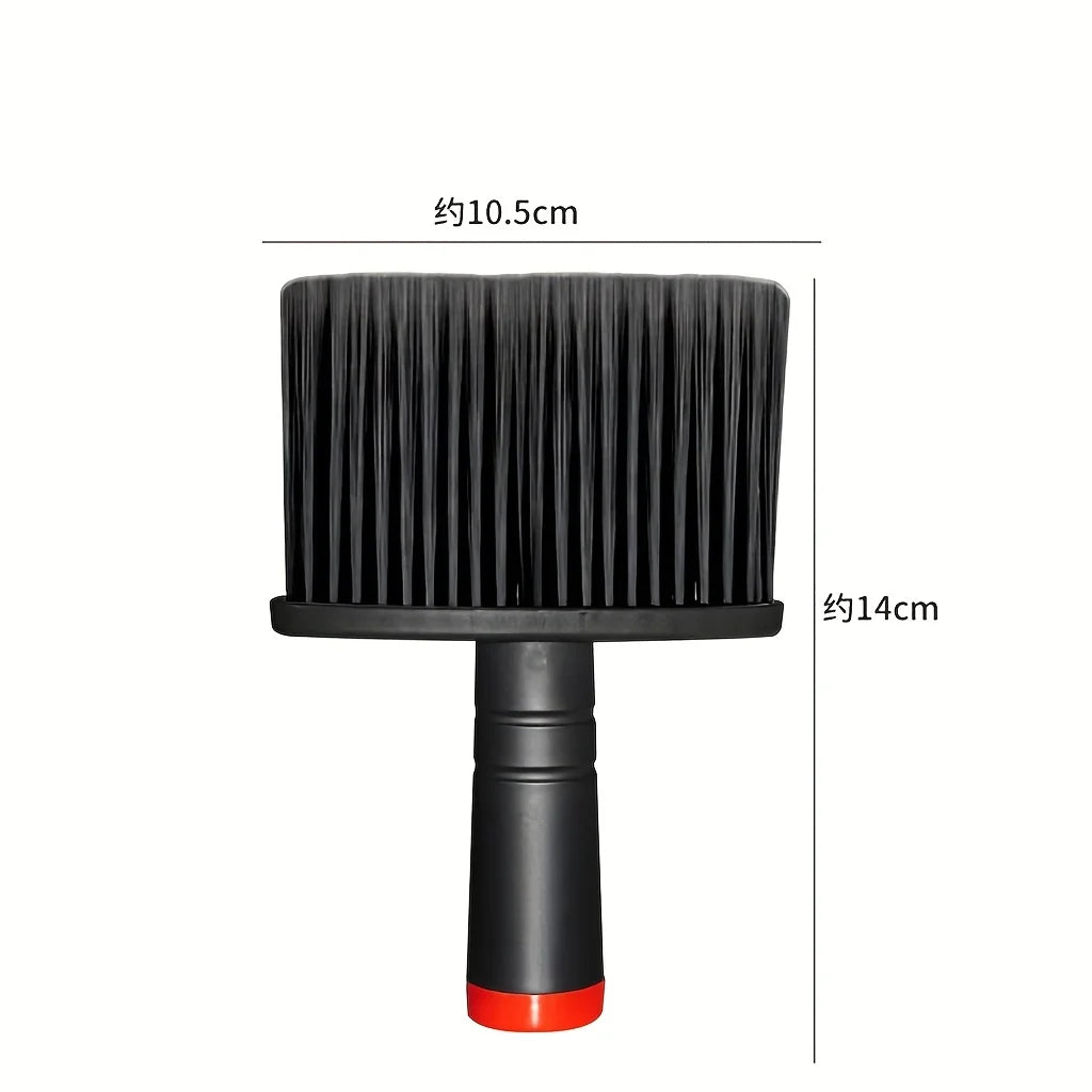 Cepillo de nailon suave para limpieza del cabello, plumero profesional para el cuello de peluquero, cepillo de limpieza multifuncional, adecuado para salón