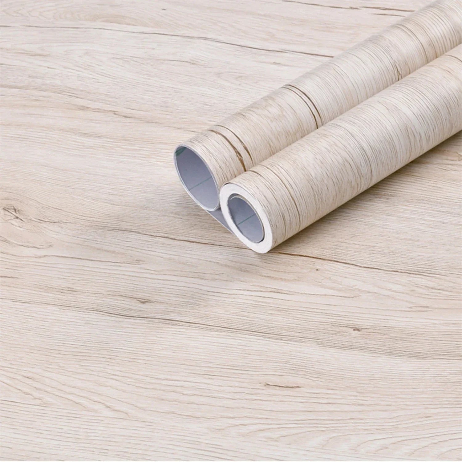 Rollo de papel tapiz adhesivo con 5 metros, pegatina impermeable de grano de madera, armario, puerta de escritorio, pegatinas de renovación de muebles