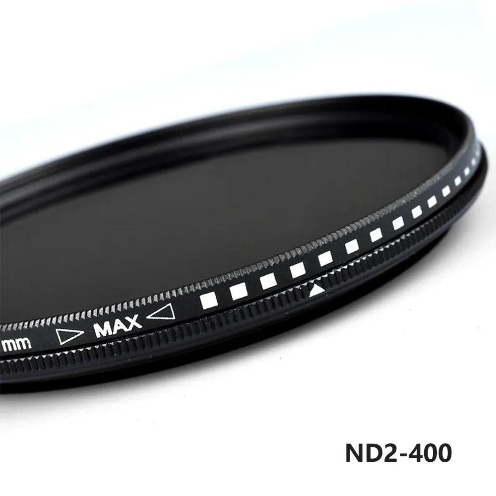 ZOMEI 52mm ND2-ND400 lente de cámara de teléfono ultrafina filtro polarizador Circular profesional de 52mm para teléfono móvil inteligente con Clip